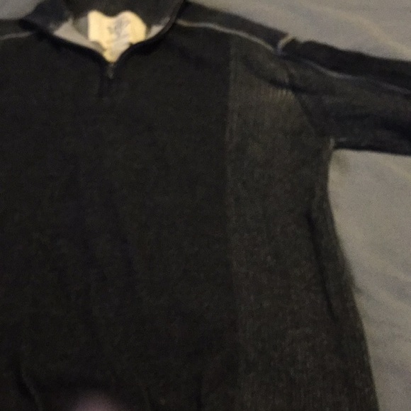 Black and cream men’s Authentic Goods sweater - Picture 3 of 4
